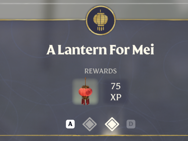 A Lantern for mei quest (enshrouded)