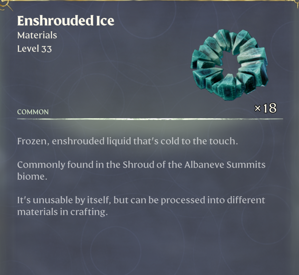 Enshrouded Ice – Where to Find (Enshrouded)