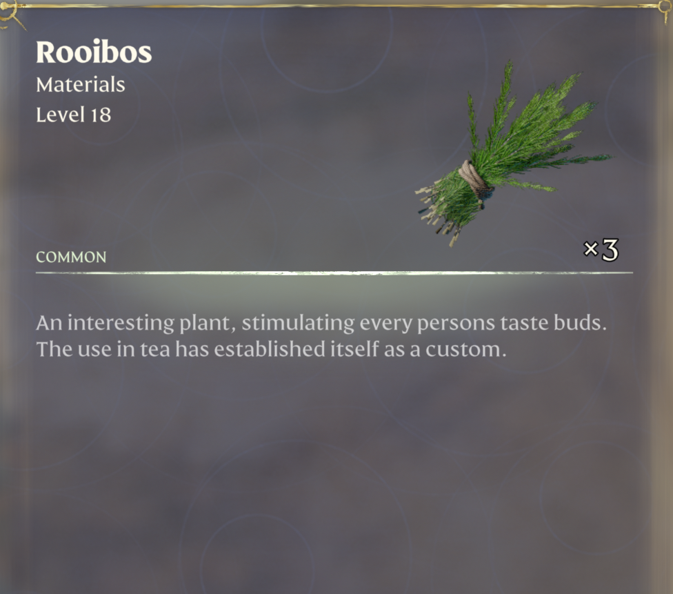 Rooibos – Where to Find (Enshrouded)