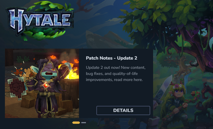 Hytale’s Update 2 Released