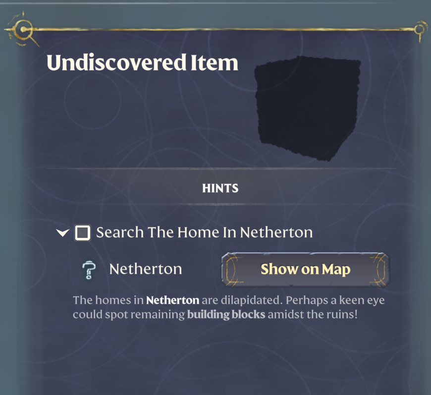 Search the Home in Netherton ~ Enshrouded